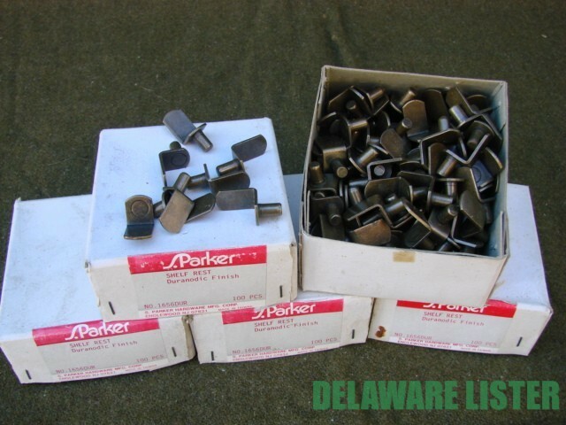 Lot of 100 L-Shaped Support Furniture Cabinet Closet Shelf Rest Bracket Peg Hole