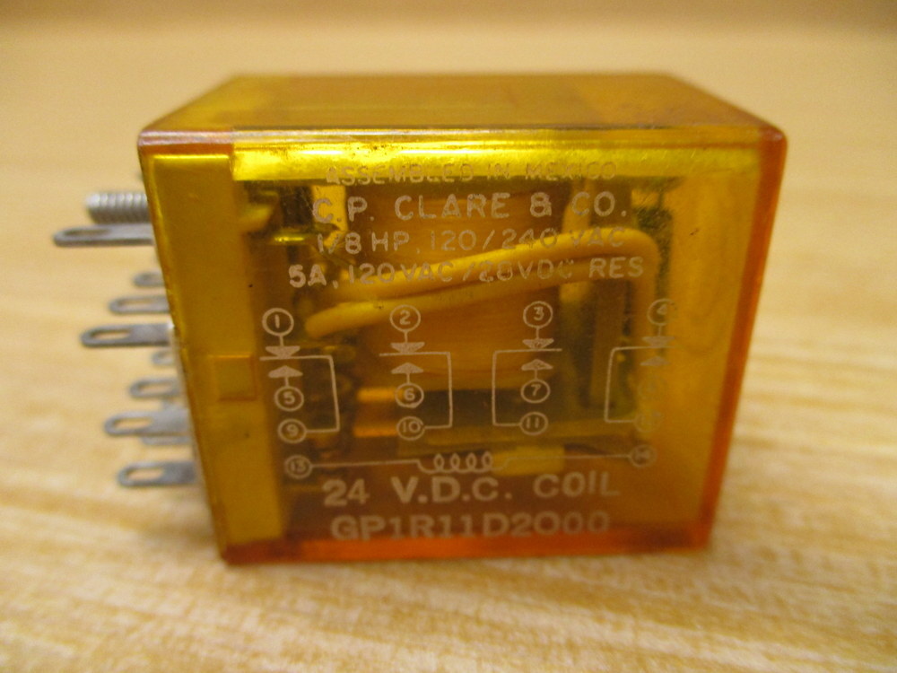 C.P Clare & GP1R11D2000 Relay