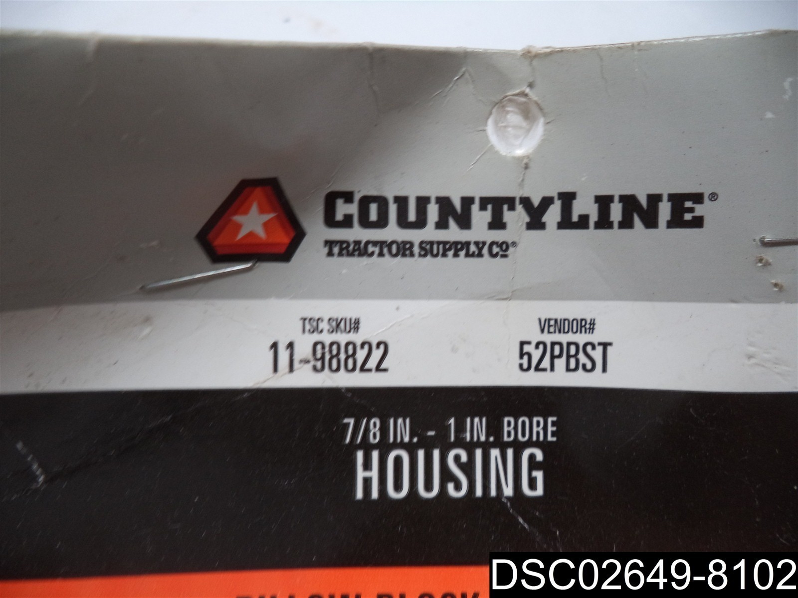 TSC 11-98822, 52PBST Stamped Pillow Block Housing 52mm OD Bearings