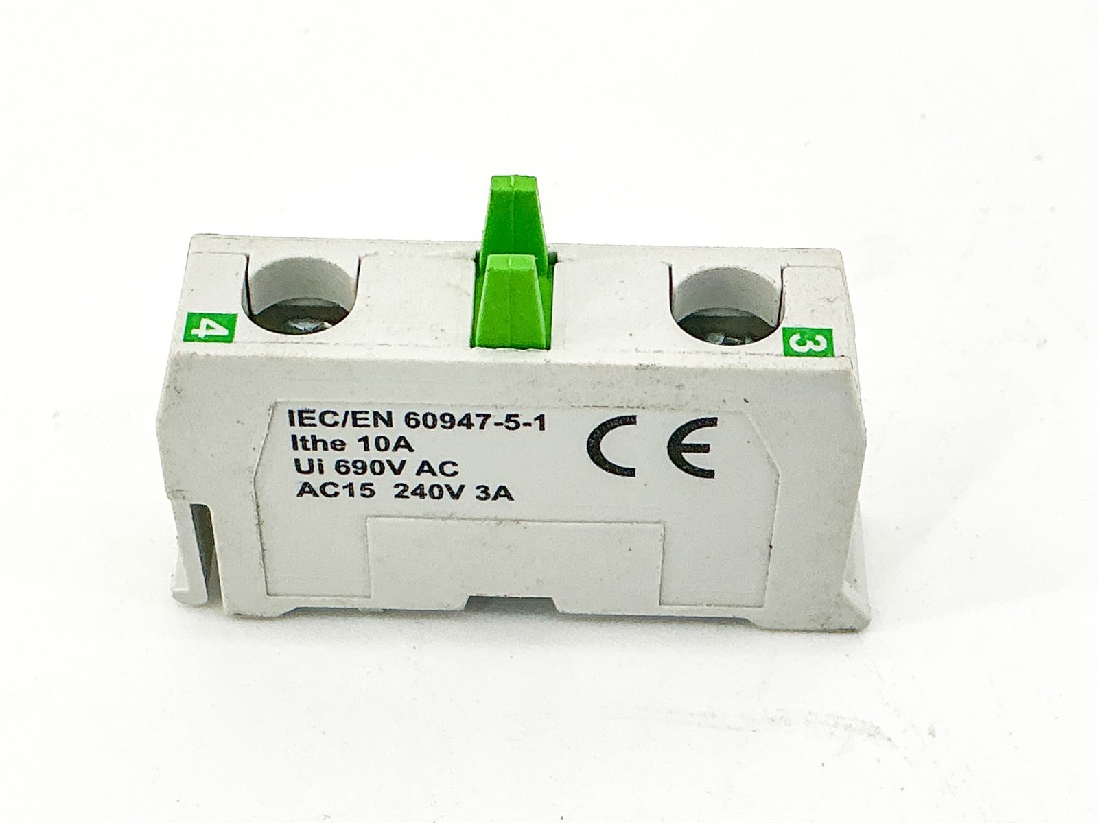 New Pack of BACO 33S01 + 33S10 Contact Blocks 10 690V – No Box