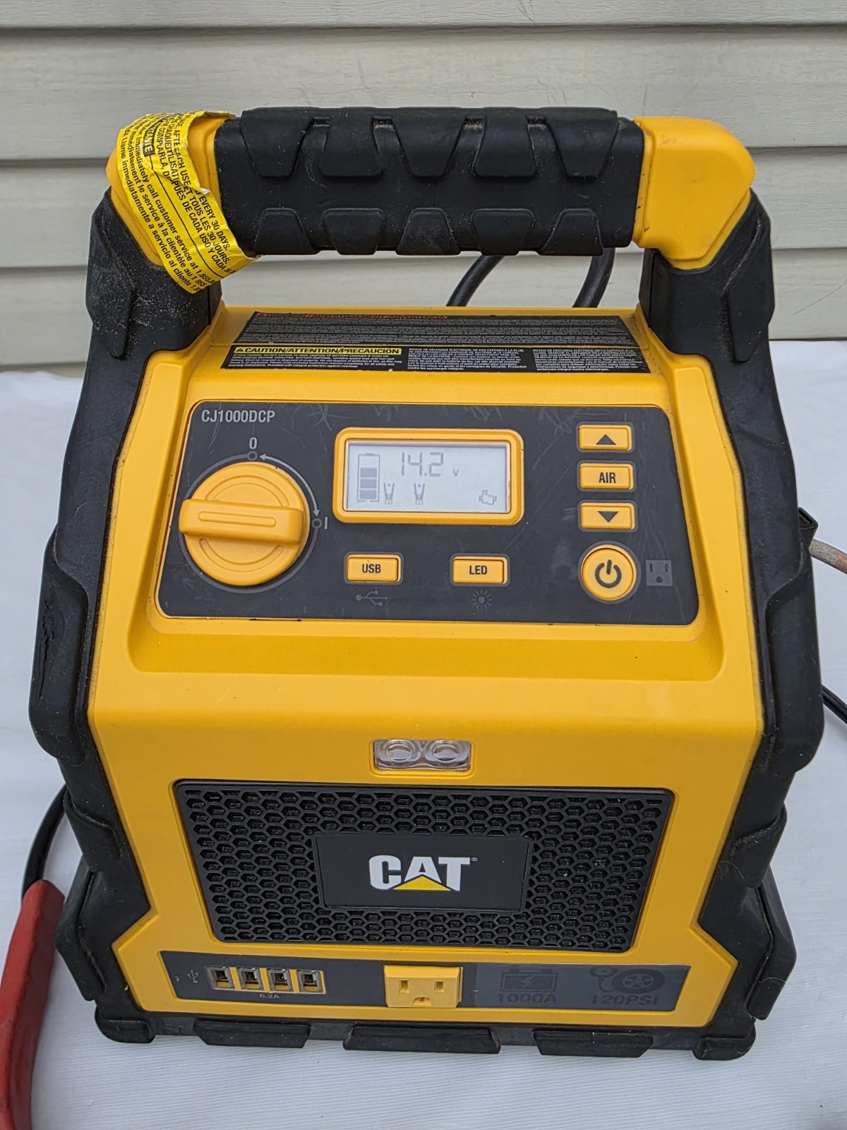 3 in 1 CAT Professional Power Station with Jump Starter & Compressor