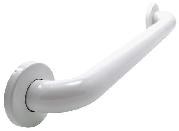 Wingits WGB6YS18WH Polyester Painted Grab Bar, 18″ L, Stainless Steel,