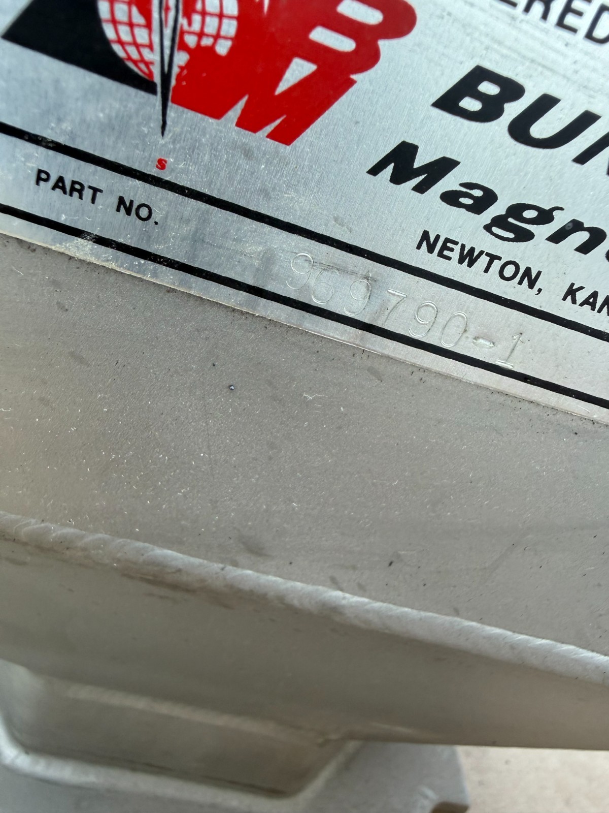 BUNTING Magnetics 969790-1 Drawer Magnet New