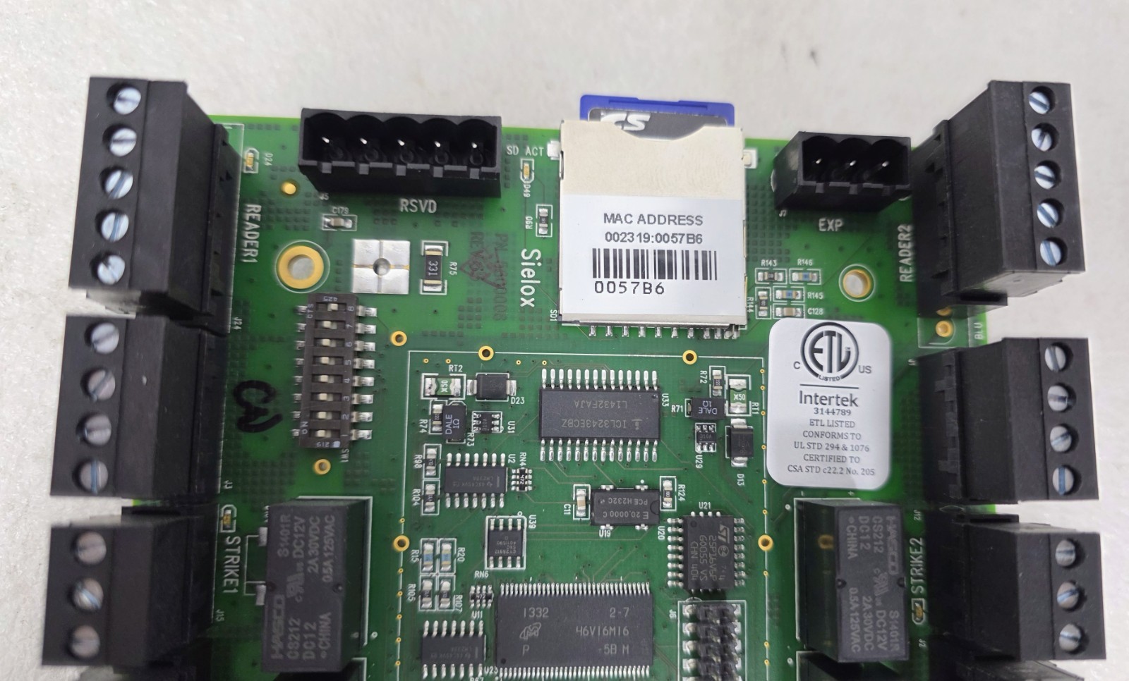 Sielox Access Controller 5600008 Rev. 65 w/ SD Card