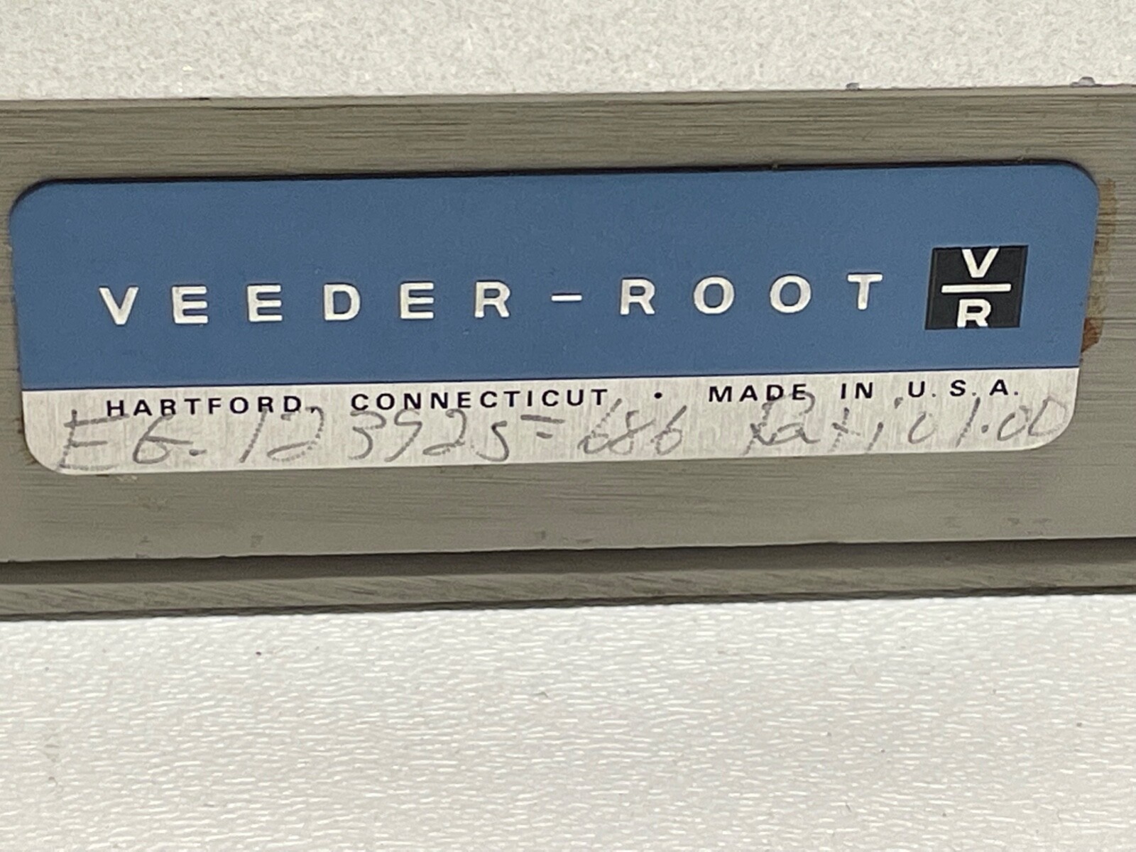 Veeder-Root 0123925-686 Counter 1:1 Knob Reset