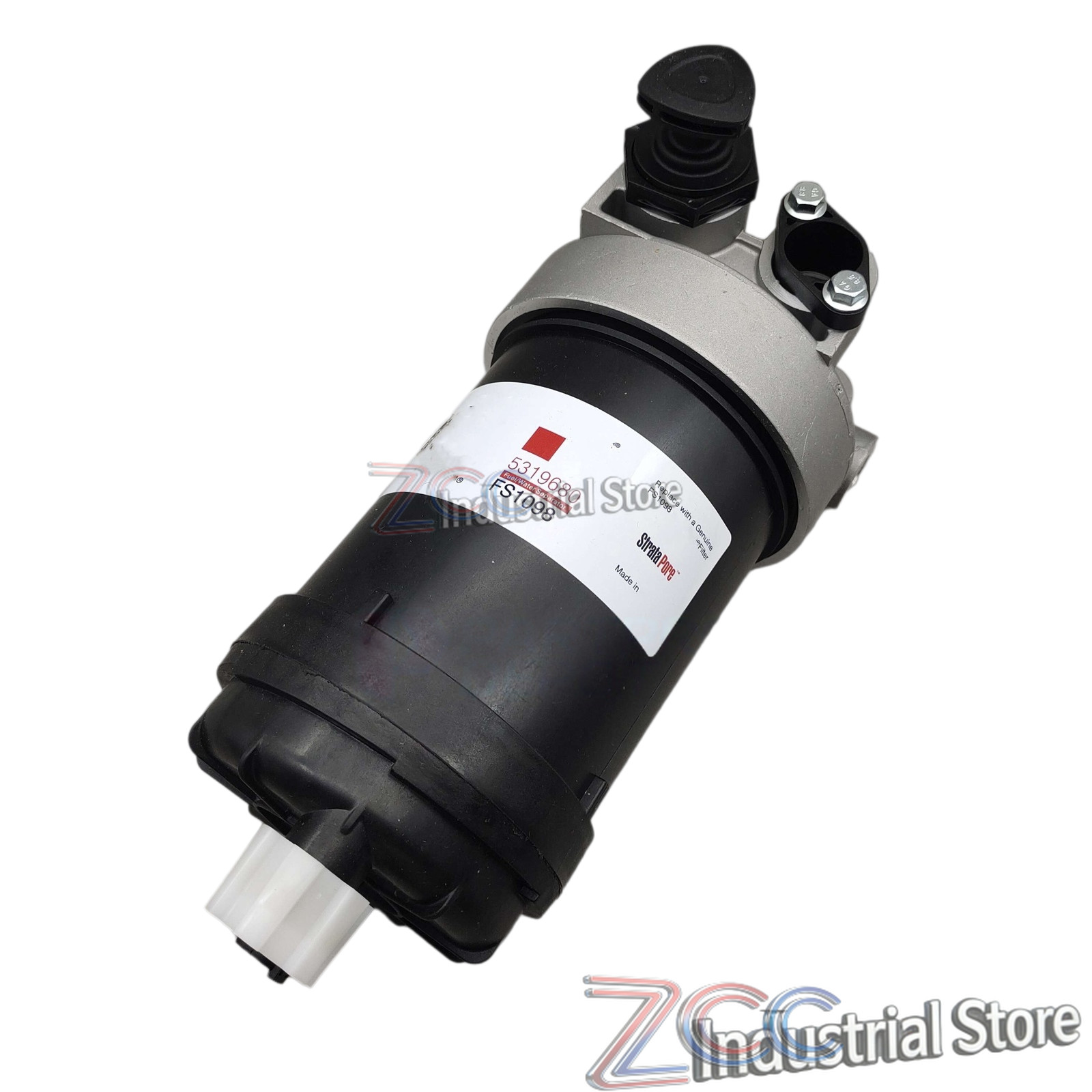 Fit Cummins Fuel Filter Assembly 5396530 Water Separator with 5319680 FS1098