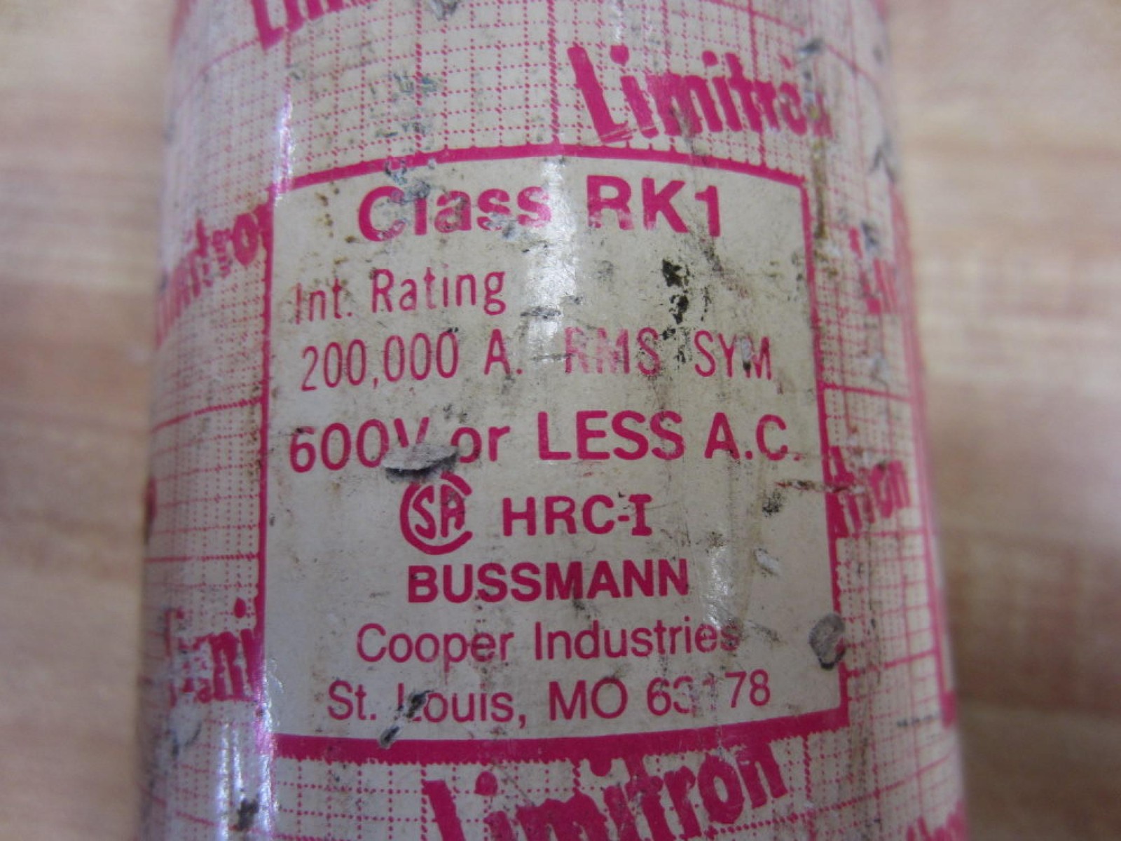 Bussmann KTS-R-600 Limitron KTSR600 Fuse