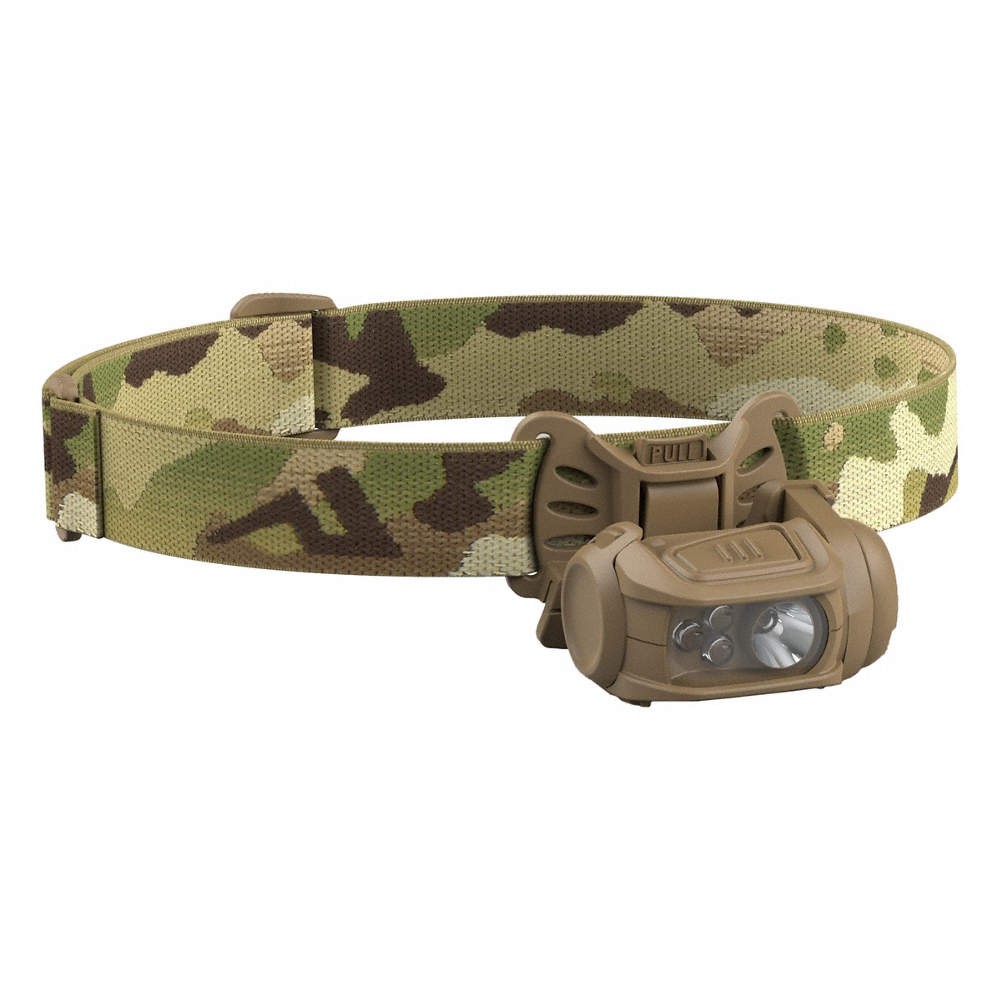 PRINCETON TEC HYB123-RBI-NOD-MC Headlamp,Plastic,Tan,300lm 24M995