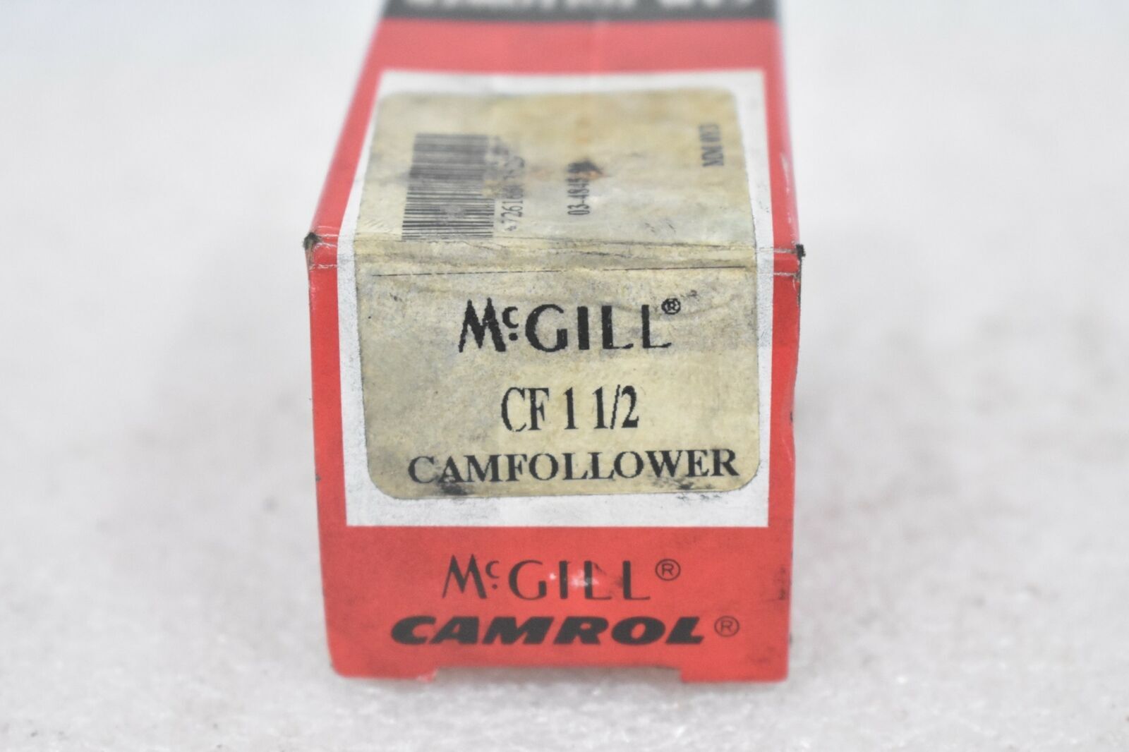 MCGILL CAMROL CF 1 1/2 CAM FOLLOWER BEARING 1.5″ ROLLER DIA. .875″ ROLLER WIDTH