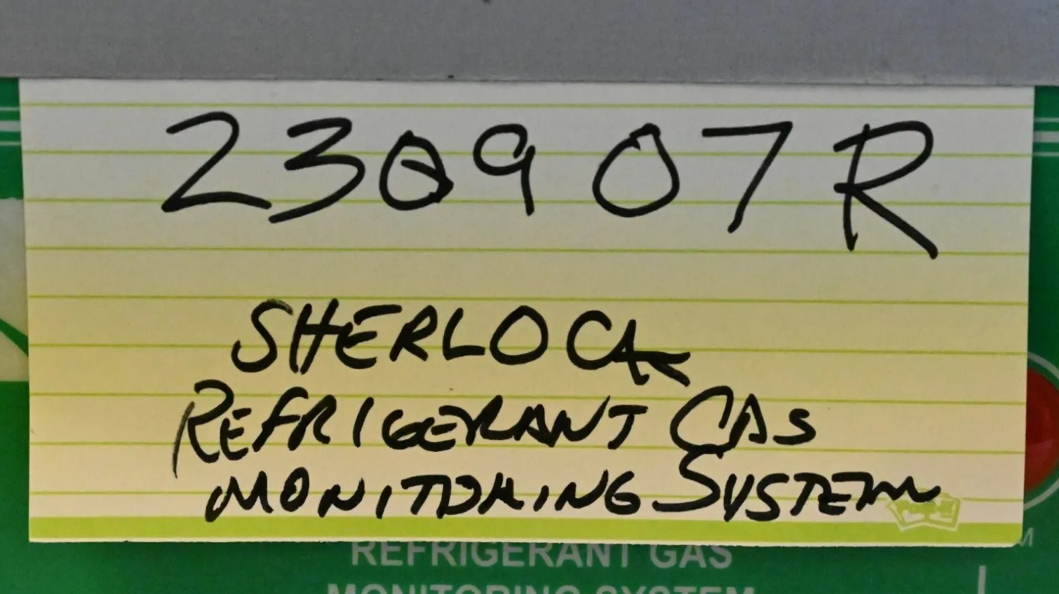 Sherlock Refrigerant Gas Monitoring System 102 Alarm Control Module Panel