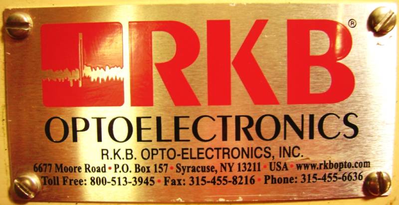 RKB OPTOELECTRONICS SENSING HEAD, MODEL 2084
