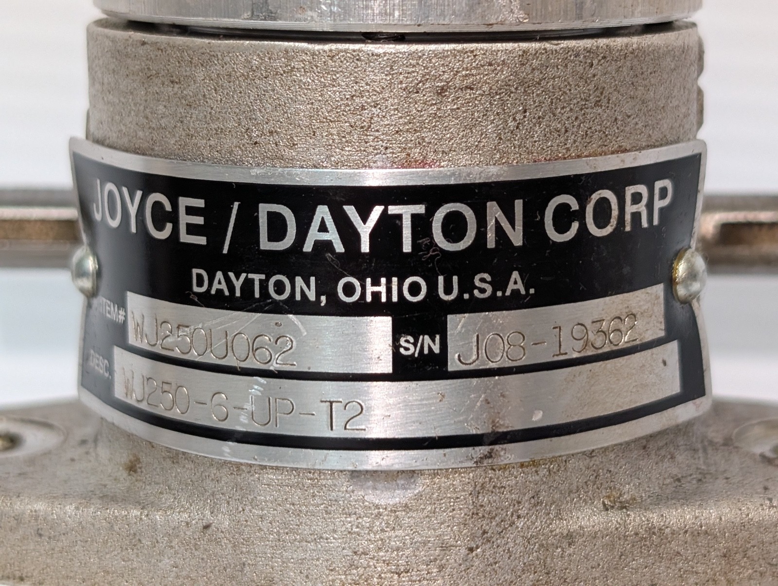 Joyce Dayton WJ250U062 250lbs Miniature 5:1 Wormgear Machine Screw Jack, Single