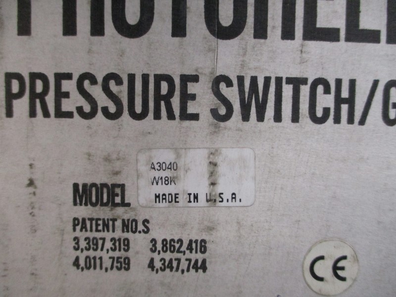 DWYER INSTRUMENTS A3040 120VAC 10A 25PSI NSMP