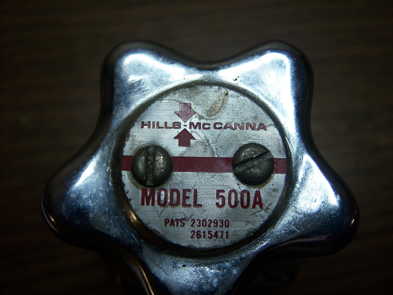 NEW HILLS-MCCANNA CO VALVE 1/2″ MODEL 500A