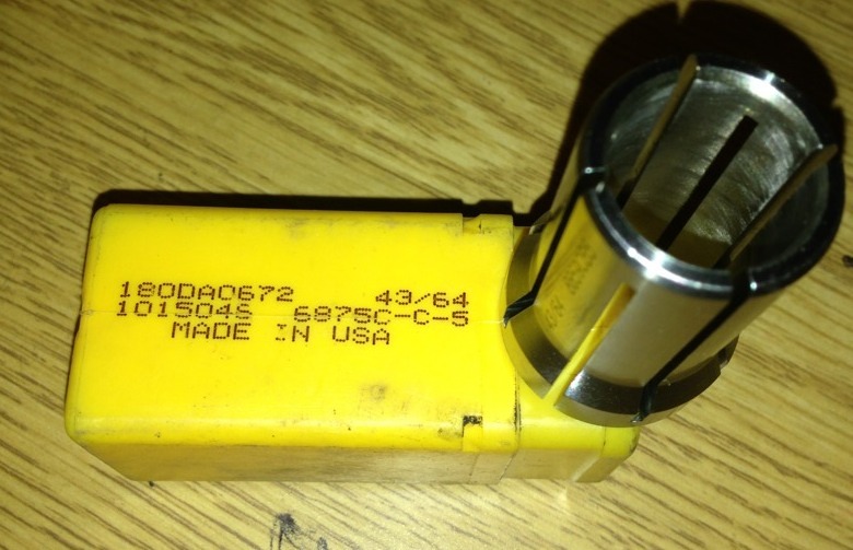 LOT OF 5, Erickson 1015046, 43/64 180DA0672,6875C-C-5, CNC COLLETS #1620F