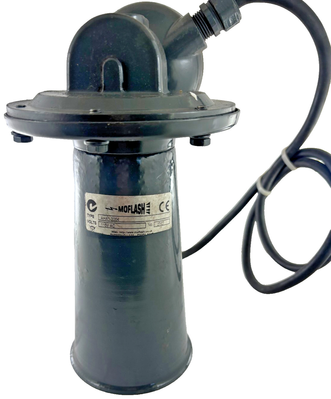 Moflash AHA1-2004 Motor Driven Horn 115V AC Industrial Audible Alarm