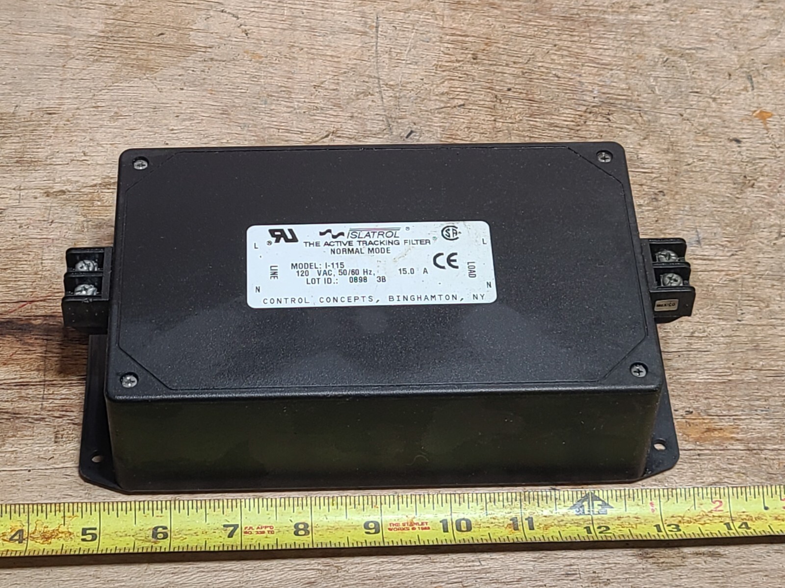 Control Concepts Model I-115 Islatrol Active Tracking Filter I115