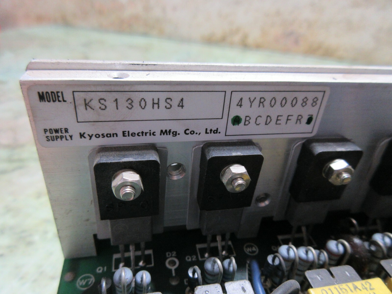 KYOSAN POWER SUPPLY KS130HS4 4YR00088 BCDEFR WARRANTY