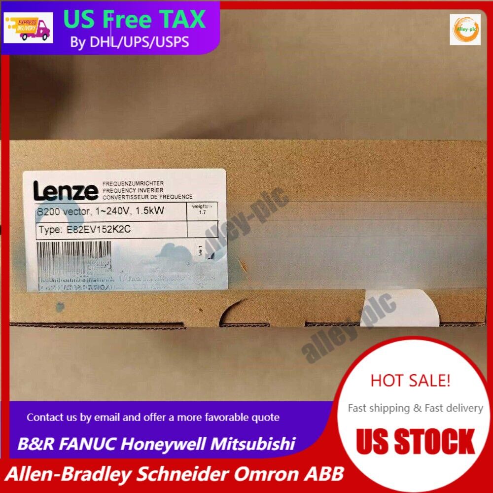 US Free TAX 1PC NEW LENZE E82EV152K2C E82EV152K-2C LENZE FREQUENCY INVERTER