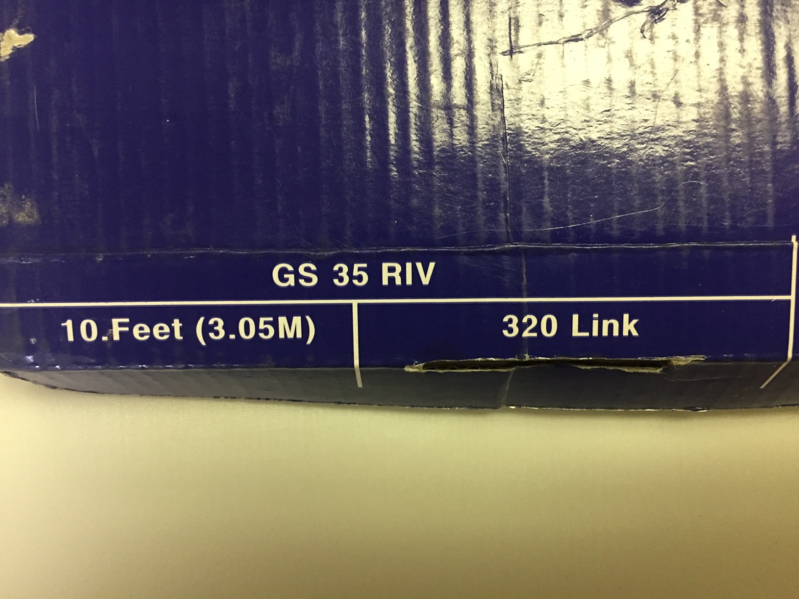 GOLDSPEC ROLLER CHAIN GS 35 RIV 10FT 320 LINK 3/8″ PITCH ANSI NEW in BOX