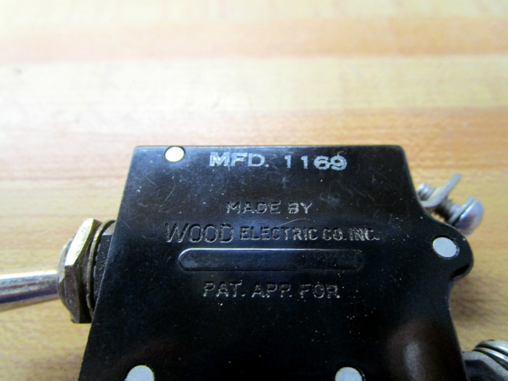 Wood Electric 112-507-101 Toggle Switch