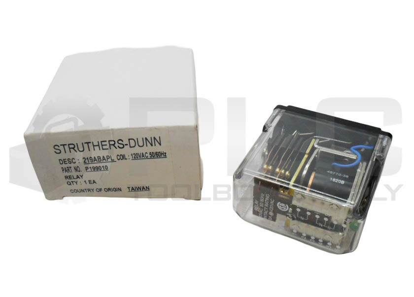 NEW STRUTHERS DUNN 219ABAPL RELAY 120VAC 50/60HZ P199010
