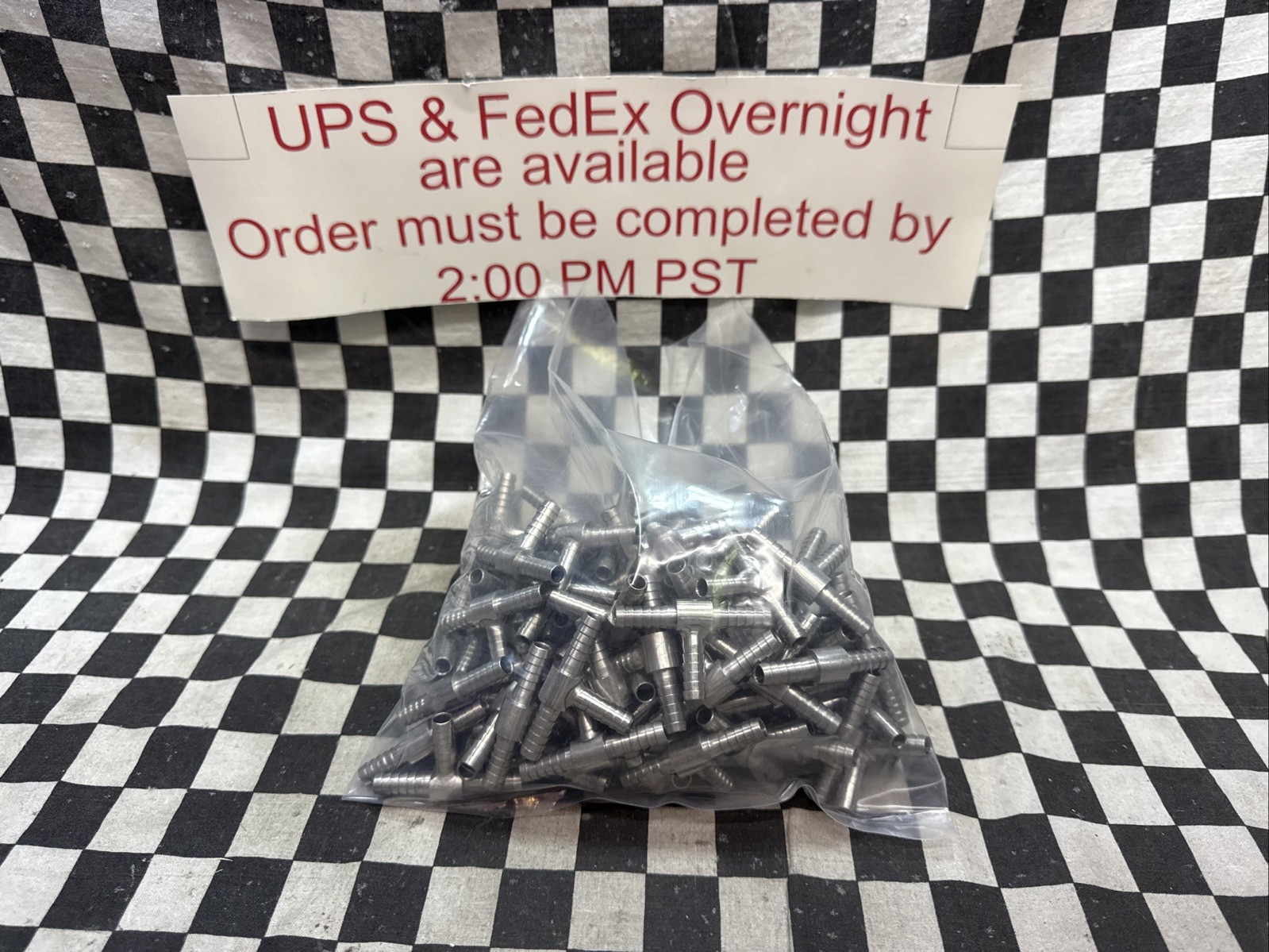 FITTINGS INC 7006, BARBED HOSE TEE 1/4″ Multiplex 7006, LOT OF 108 #118W10