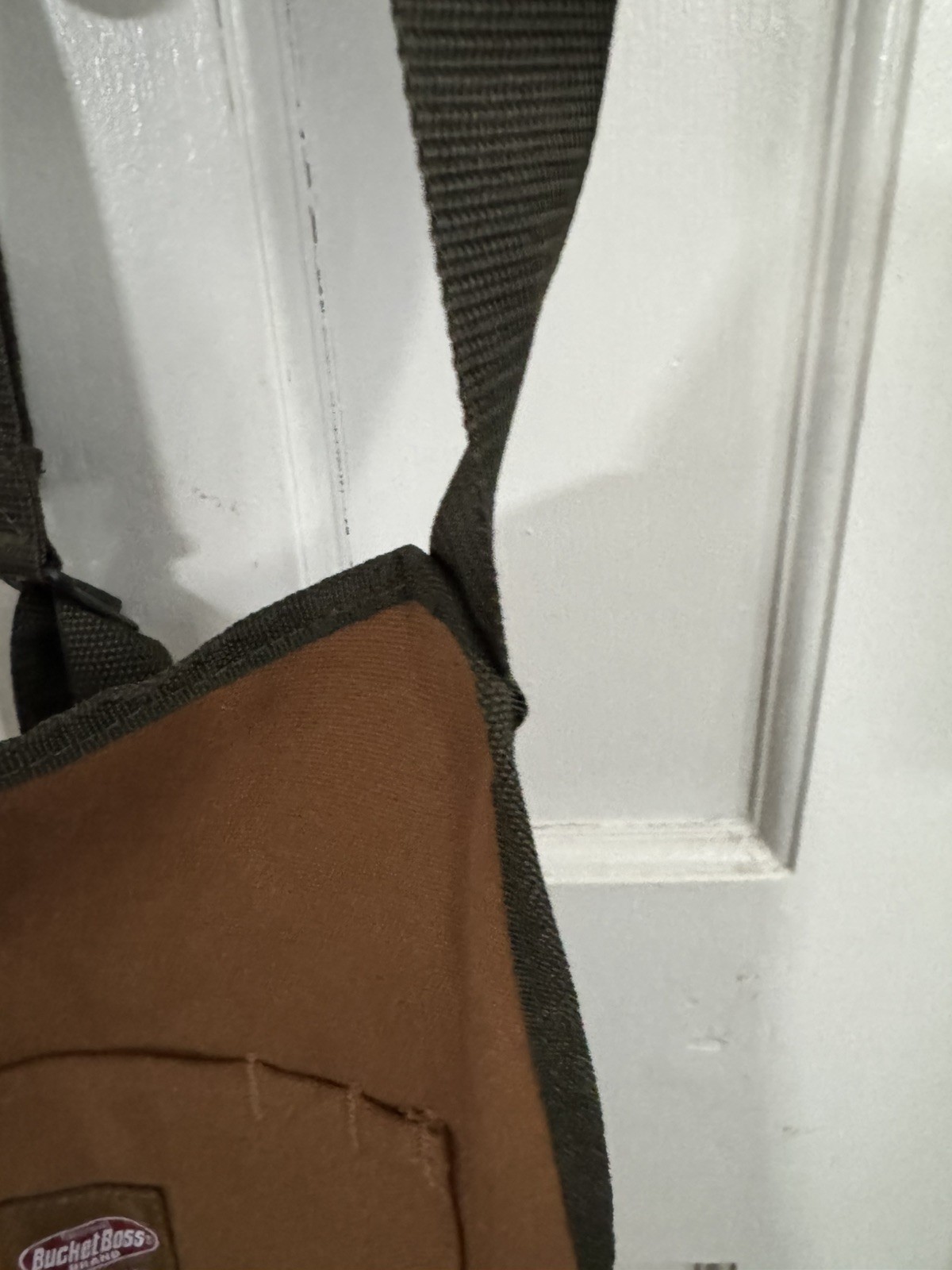 Bucket Boss Waist Apron 16 Pocket, Brown/Green, Canvas 23” length, 24”across