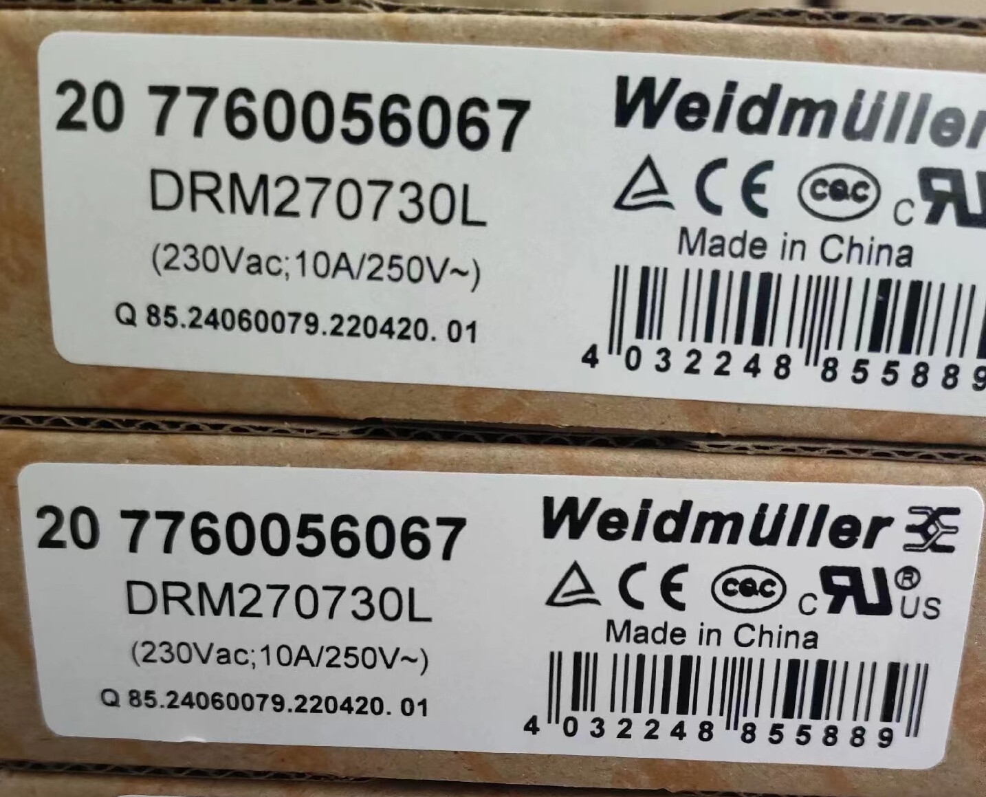 20pcs Weidmuller 7760056067 Relay DRM270730L