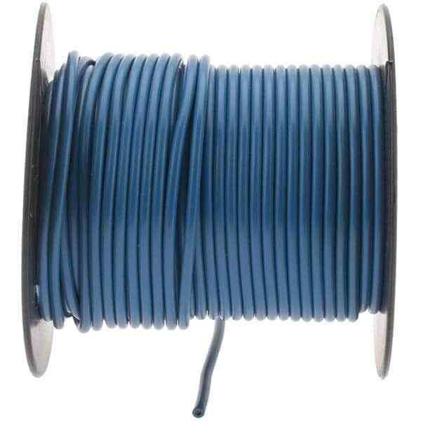 EastPenn 23424 16 AWG, 100′ OAL, Hook Up Wire Blue Vinyl Jacket