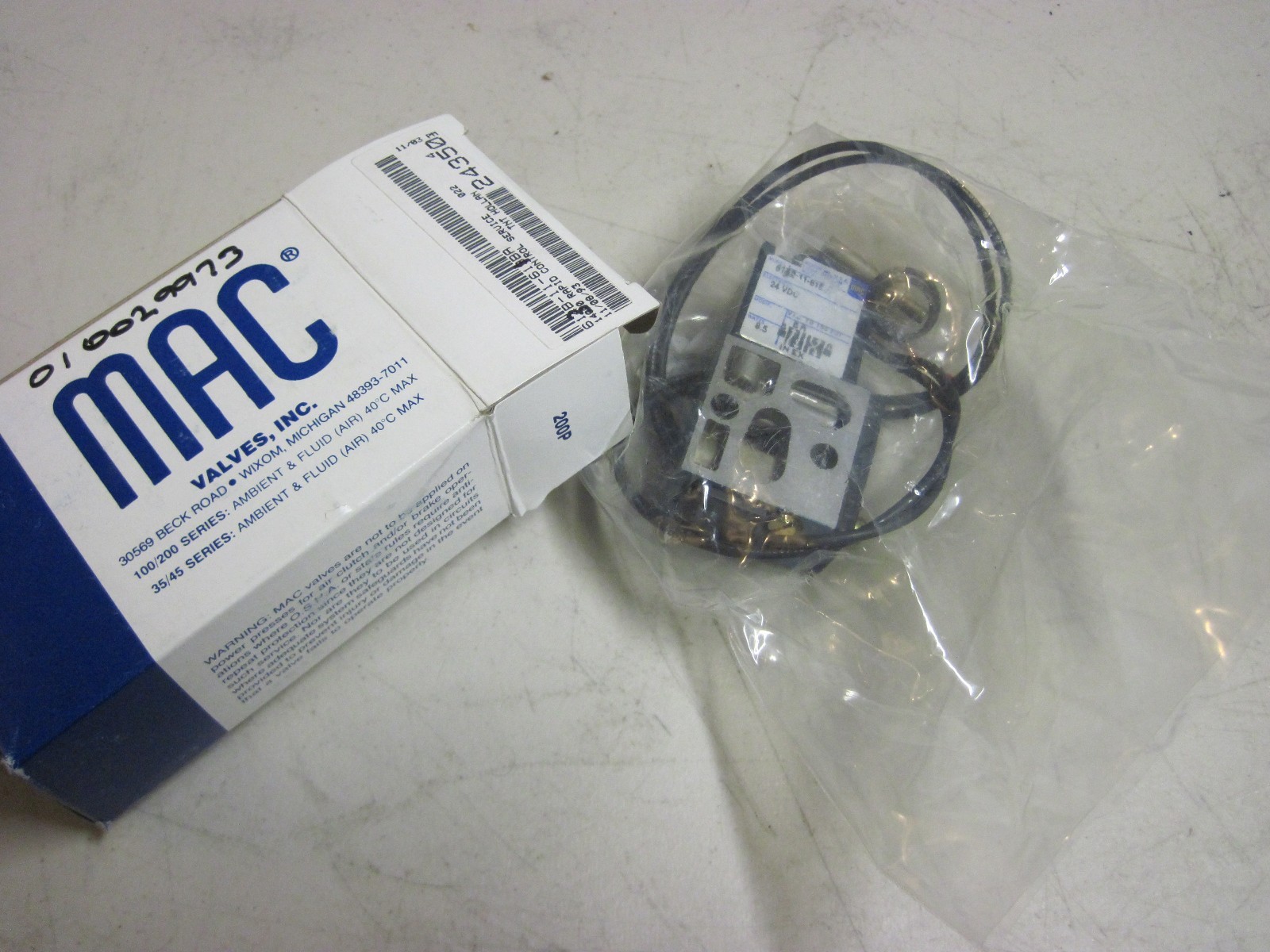100% WARRANTY (NEW) MAC 613B-11-611BA Valve