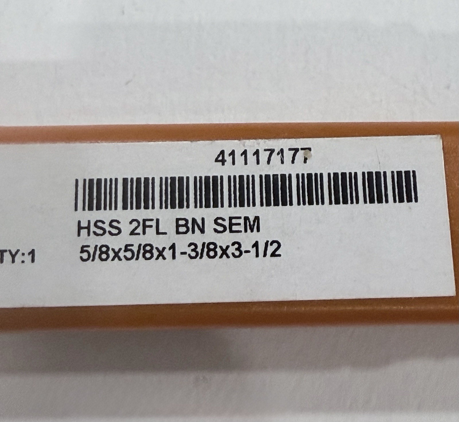 41117177 HERTEL 0.625″ Dia 2 Flute Single End HSS Ball End Mill High Speed Steel
