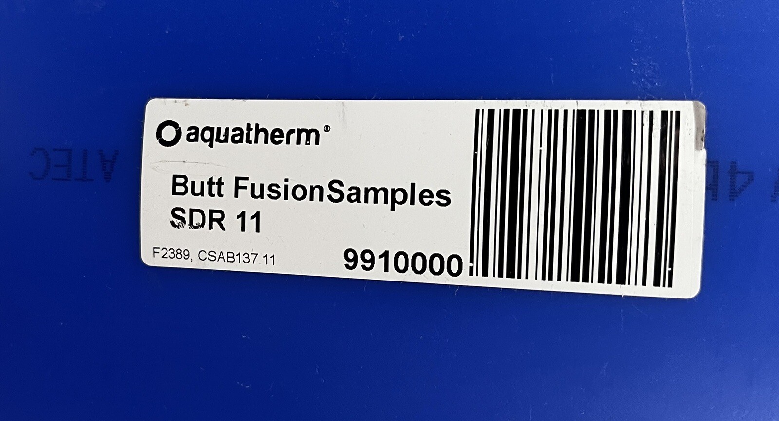 Aquatherm Butt Fusion Pipe SDR 11 19”x6 1/4”