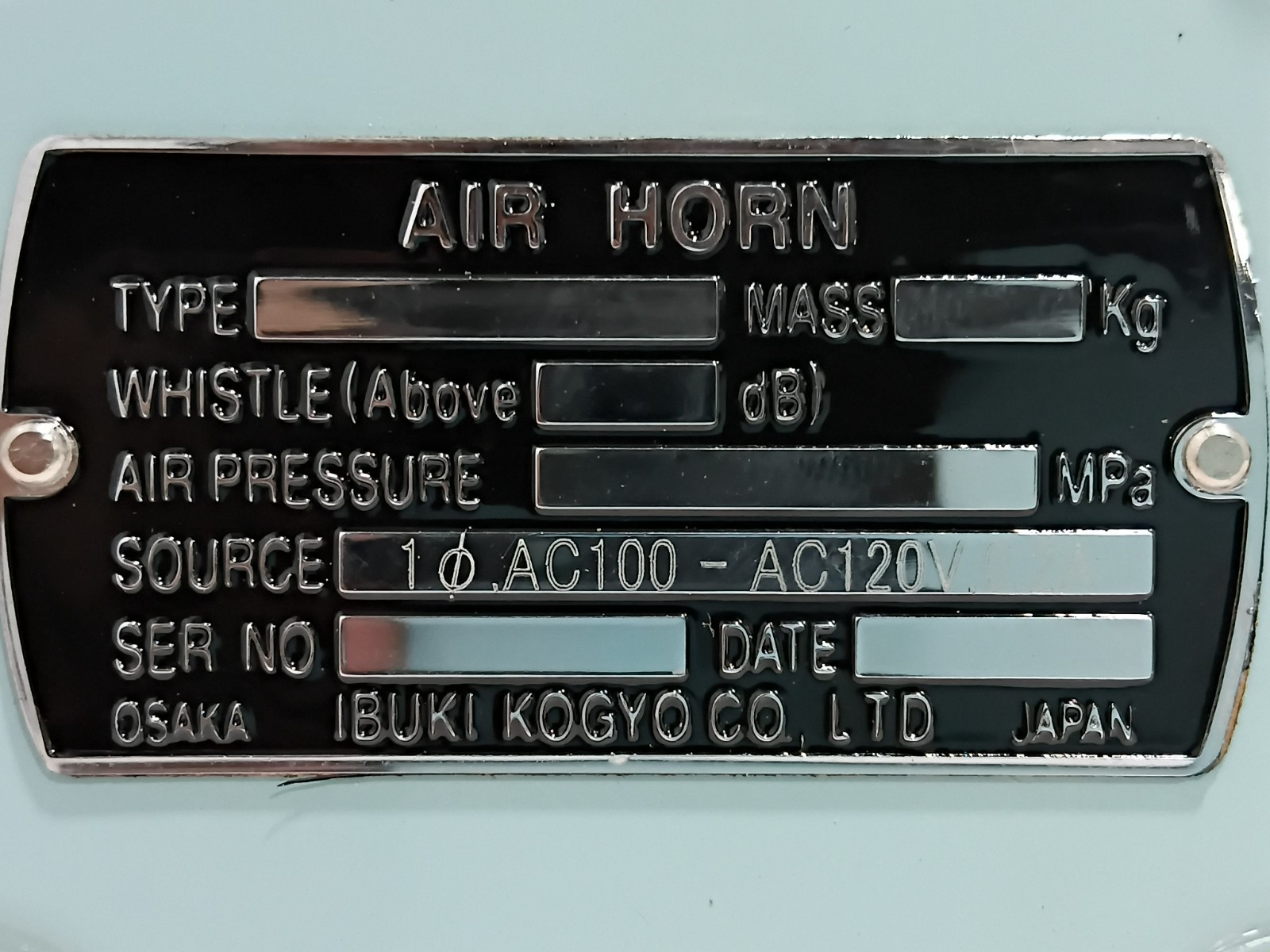 Ibuki A150ESSH Solenoid Coil For Air Horn AC100-AC120V 0.2A (Unused New)