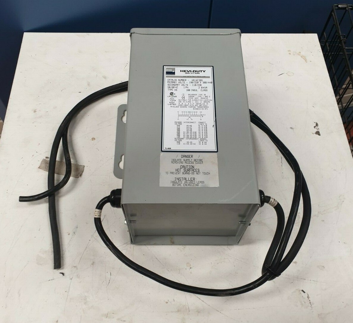 EGS HEVI-DUTY HS14F2BS TRANSFORMER (R4S2.1)