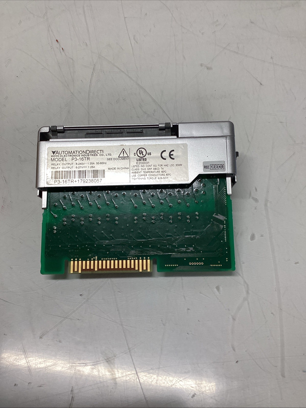 AUTOMATION DIRECT P3-16TR RELAY OUTPUT MODULE Q-832