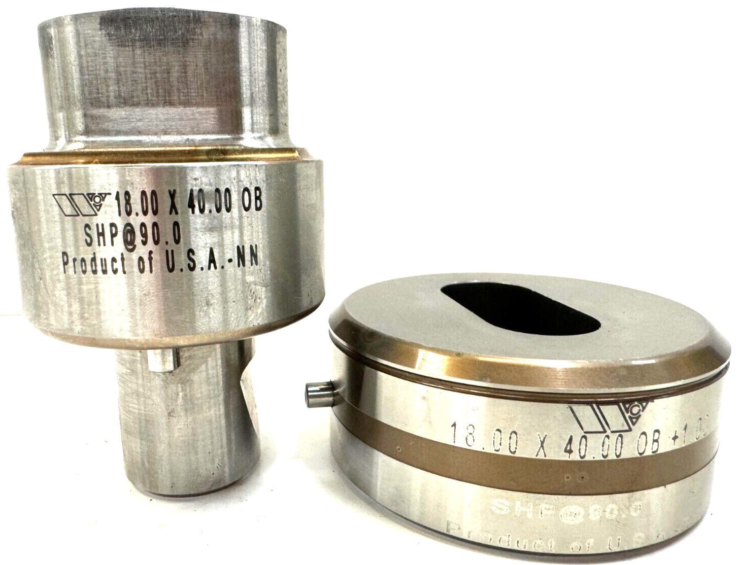 WILSON TOOL PUNCH & DIE SET STN 28XX OBLONG 40.00 X 18.00 2 3/4″ OD