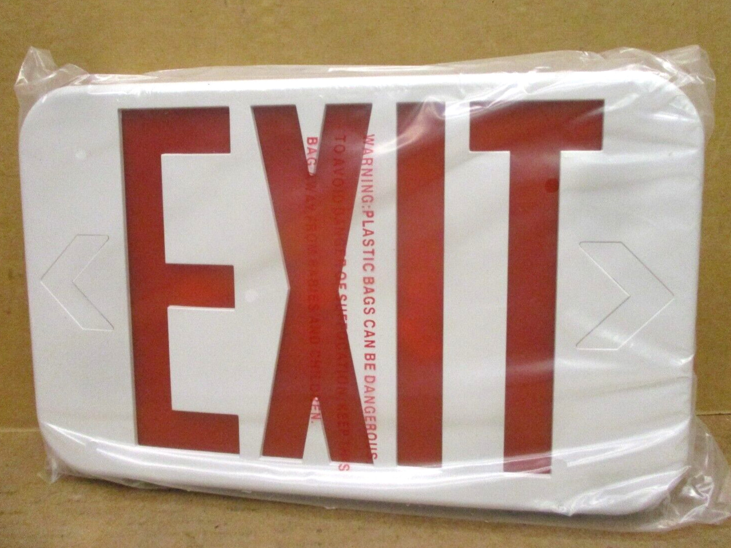 Cooper Lighting APX7R Thermoplastic LED Exit w/ Lamps Included 49870HM