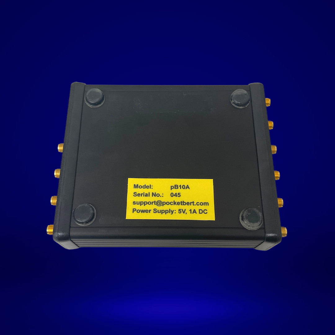 PocketBERT pB10A 9.95 to 11.3 Gb/s BERT, CDR and Clock Synthesizer Unit