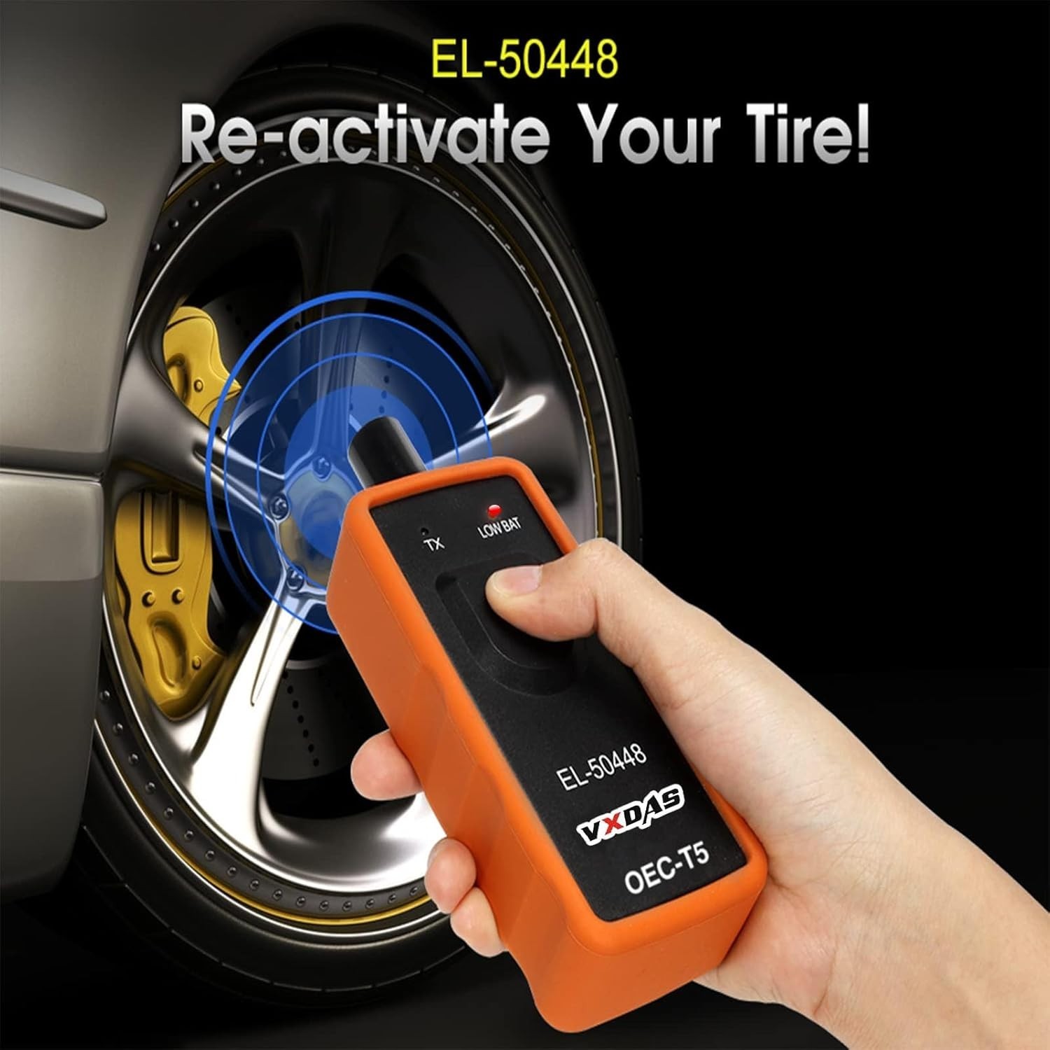 VXDAS TPMS Relearn Tool El-50448 for GM Tire Sensors Pressure Monitor System Res