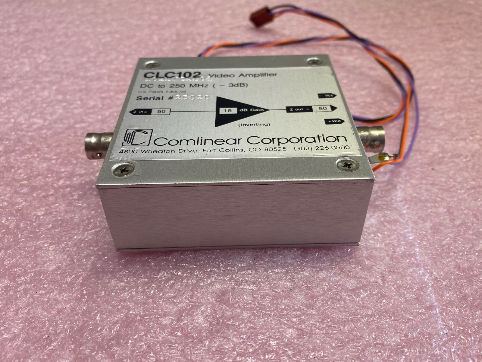 CLC102 VIDEO AMPLIFIER