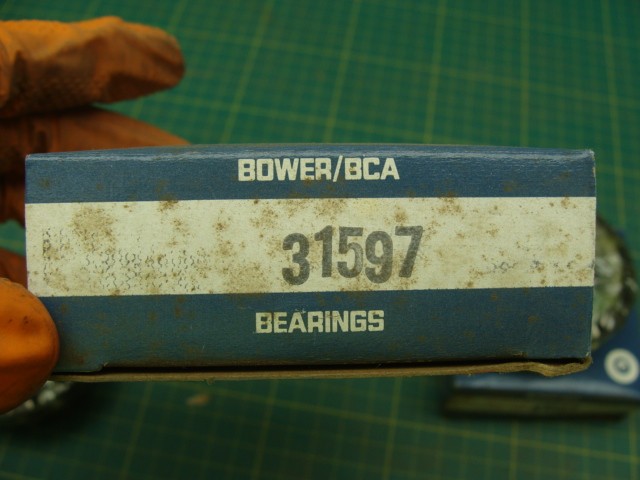 LOT OF 2 GENUINE BOWER BCA TAPERED ROLLER BEARINGS 31597