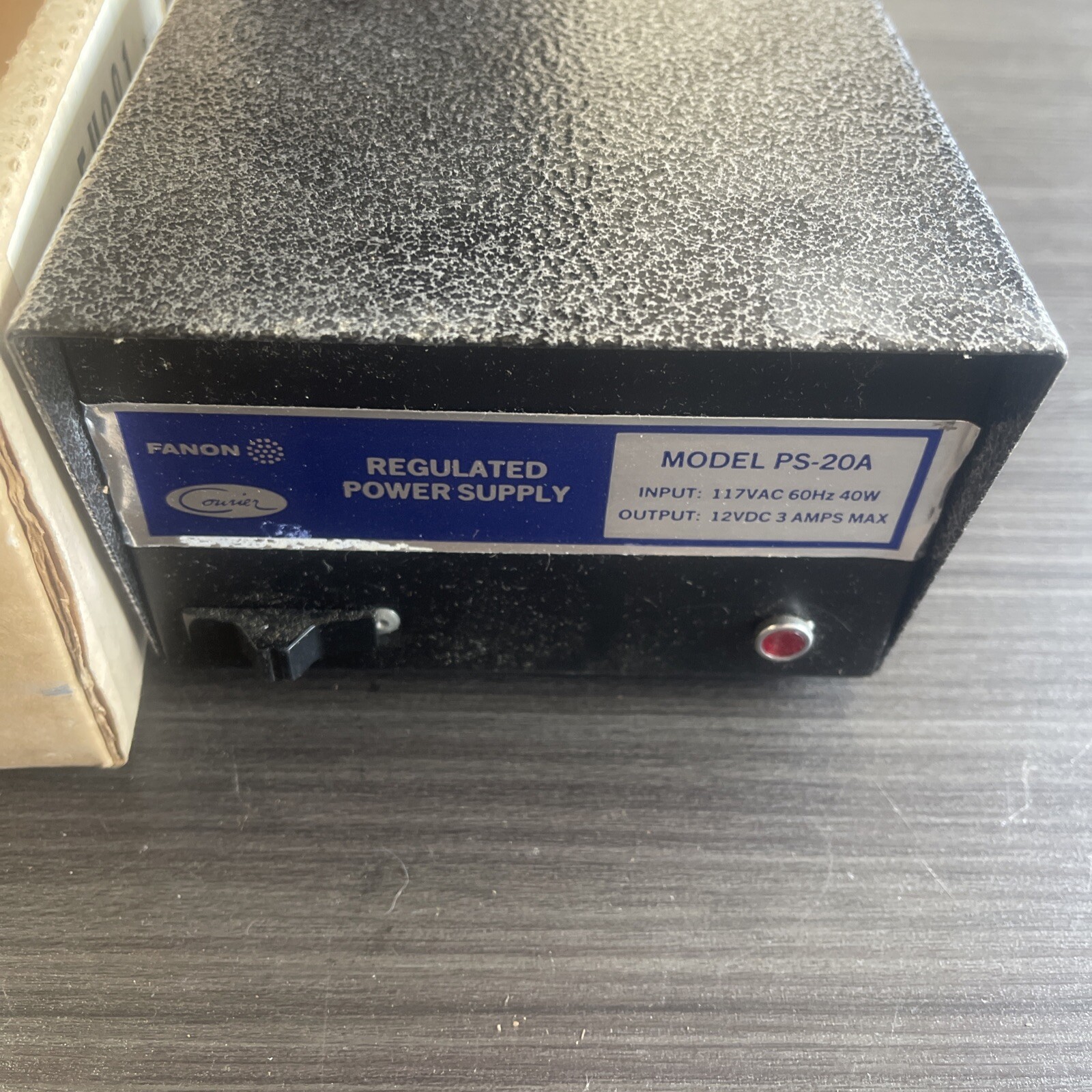 New In Box Fanon/Courier Regulated Power Supply PS-20A