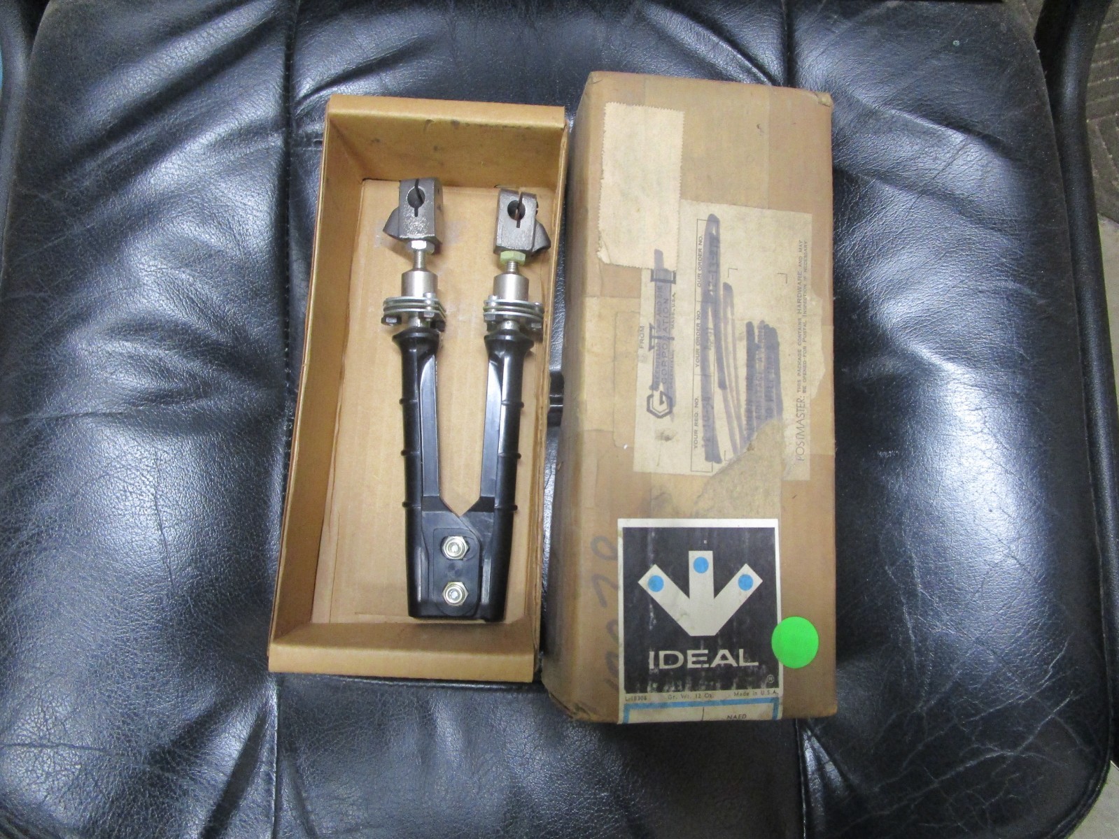 NOS Ideal 12-078 Thermo-Grip Fork Attachment Dual Probe Soldering Handpiece USA