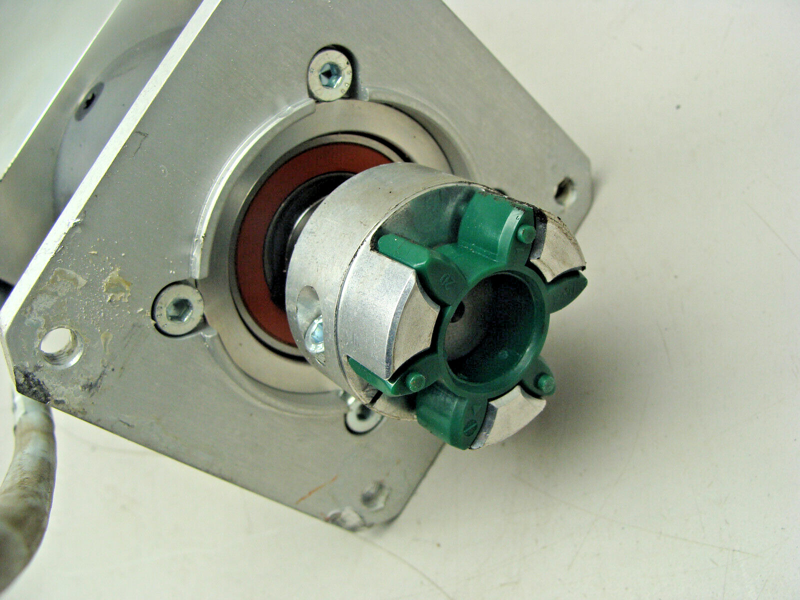FESTO STEPPER MOTOR EMMS-ST-87-S-SEB-G2 W/NEUGART GEAR PLE080-008-SFSB3AE-E11