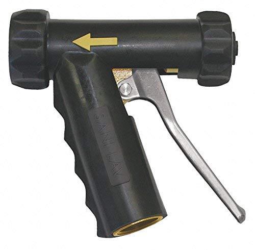 Water Nozzle, Black, 5-1/2 in L, 3/4 in