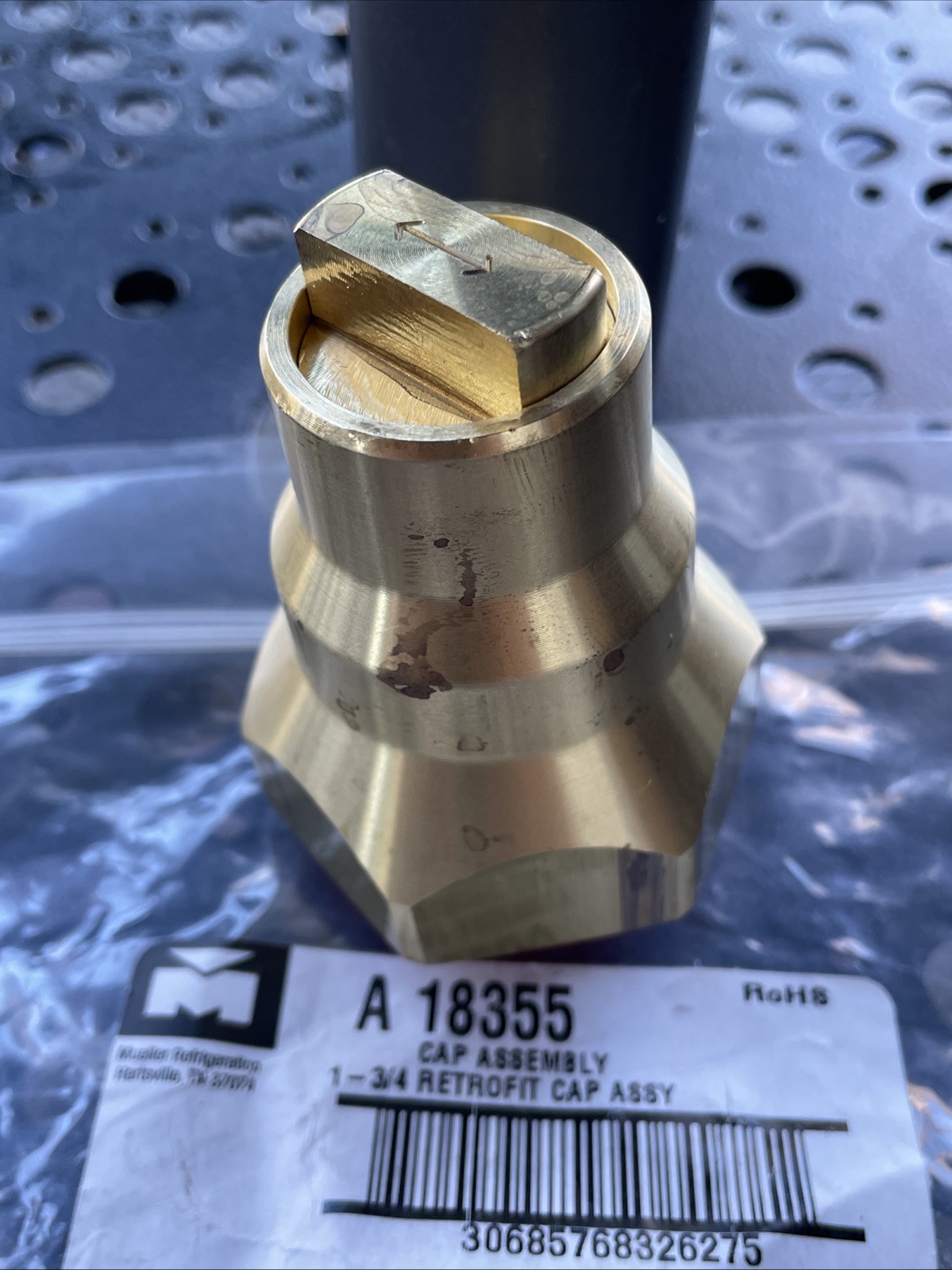 Mueller Industries A18355 Retrofit Cap Assembly Durable Brass