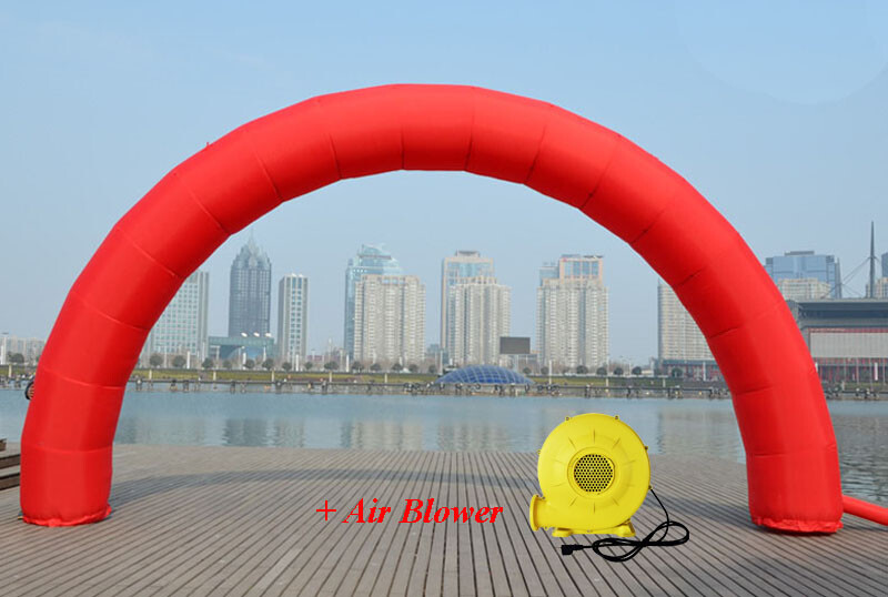 New Red Advertising Arch 20X10 Foot Color Advertis 7.5 ft with Air Blower