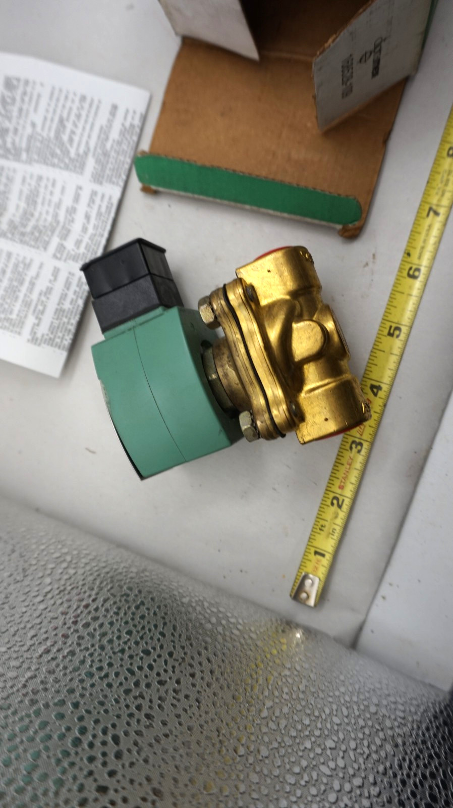 ASCO RED HAT 3/8″ 24VDC SOLENOID VALVE SC8210G001 NOS free ship USA