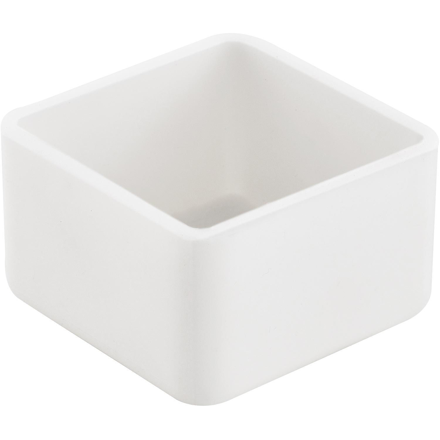 Plastic End Cap 1-5/8″ x 1-5/8″ White Lot of 5